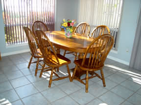 Dining Area of Blue Cove Lake House