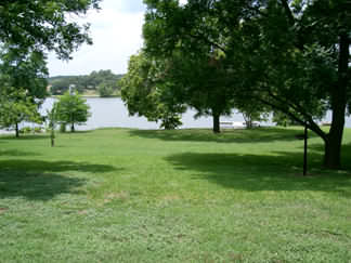 Bacy Yard of the Lake House