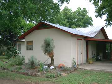 View of the front of the Lake House