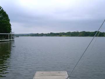 Lake LBJ to the East