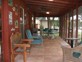 Porch of the Lake House